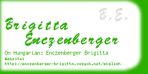 brigitta enczenberger business card